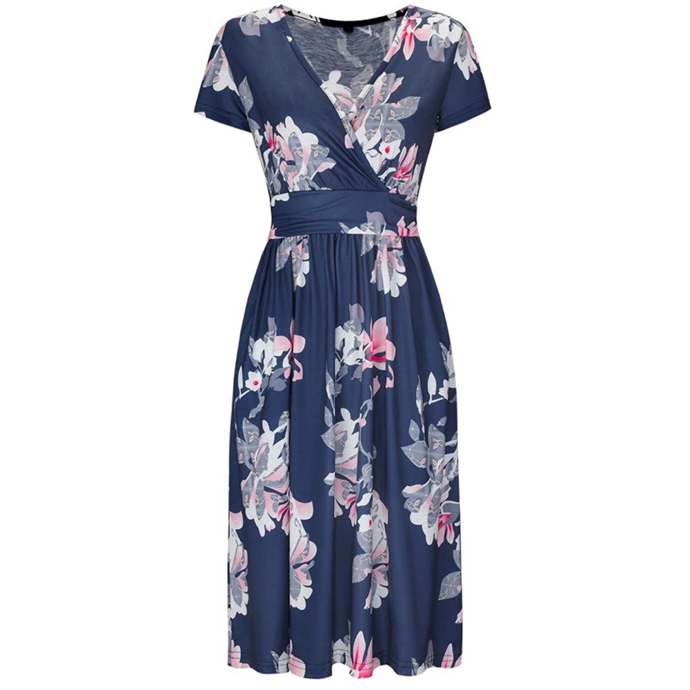 Floral Midi Dress (with Pockets!)